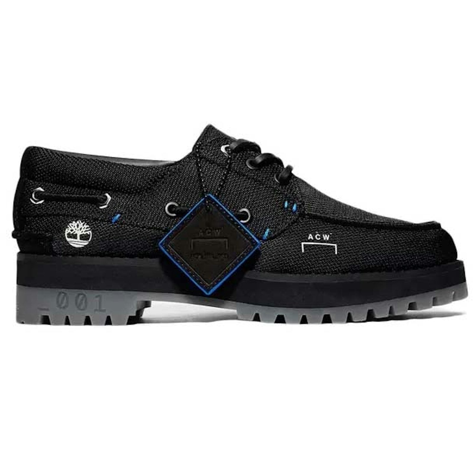 Timberland 3-Eye Classic Lug A-COLD-WALL Future73 Black (Women's)