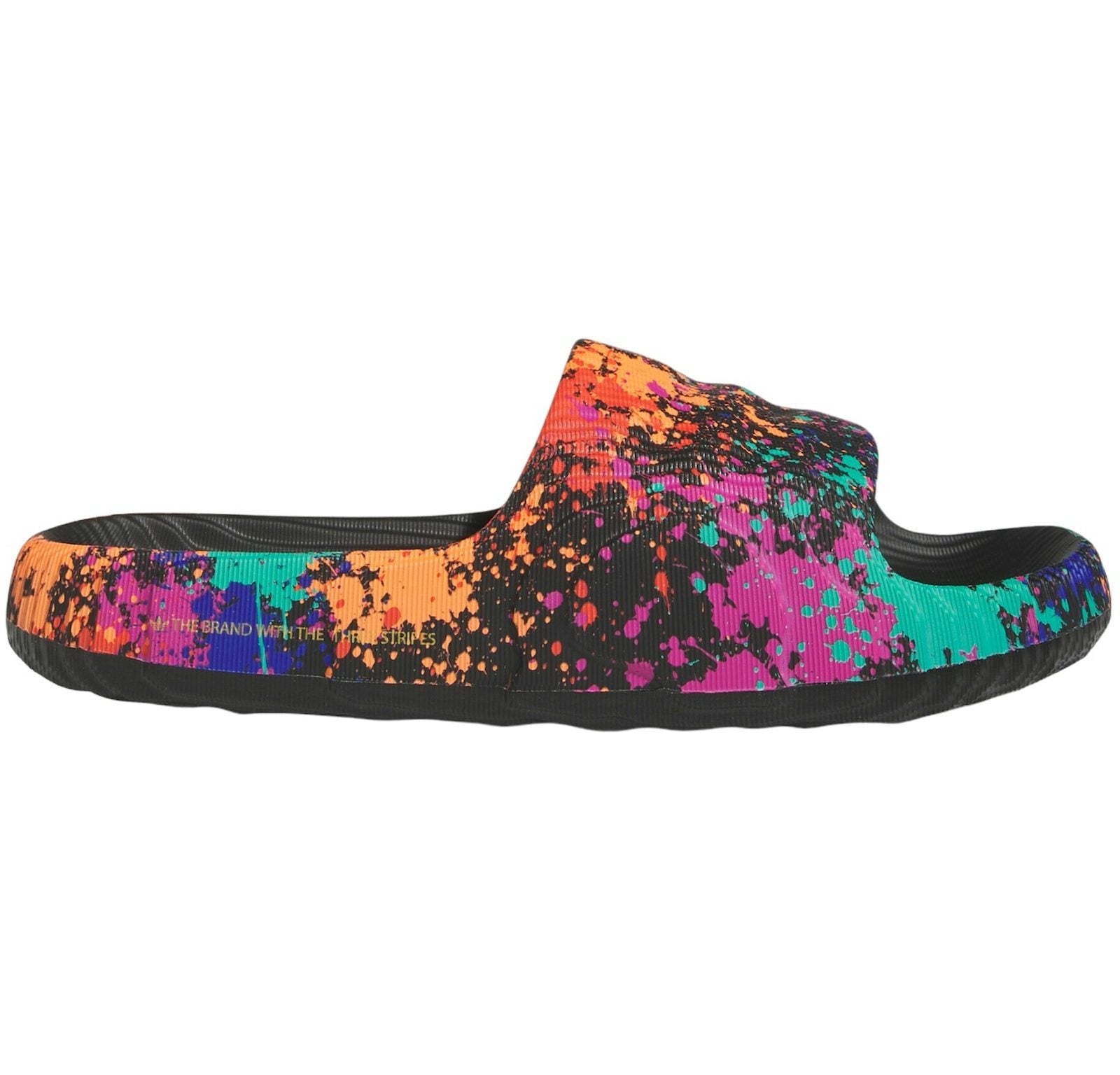 adidas Adilette 22 Slides Core Black Semi Solar Yellow