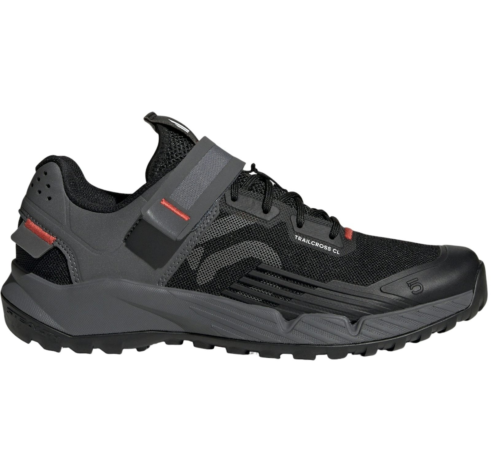 adidas Five Ten Trailcross Clip-In Core Black Grey Red (Women's)