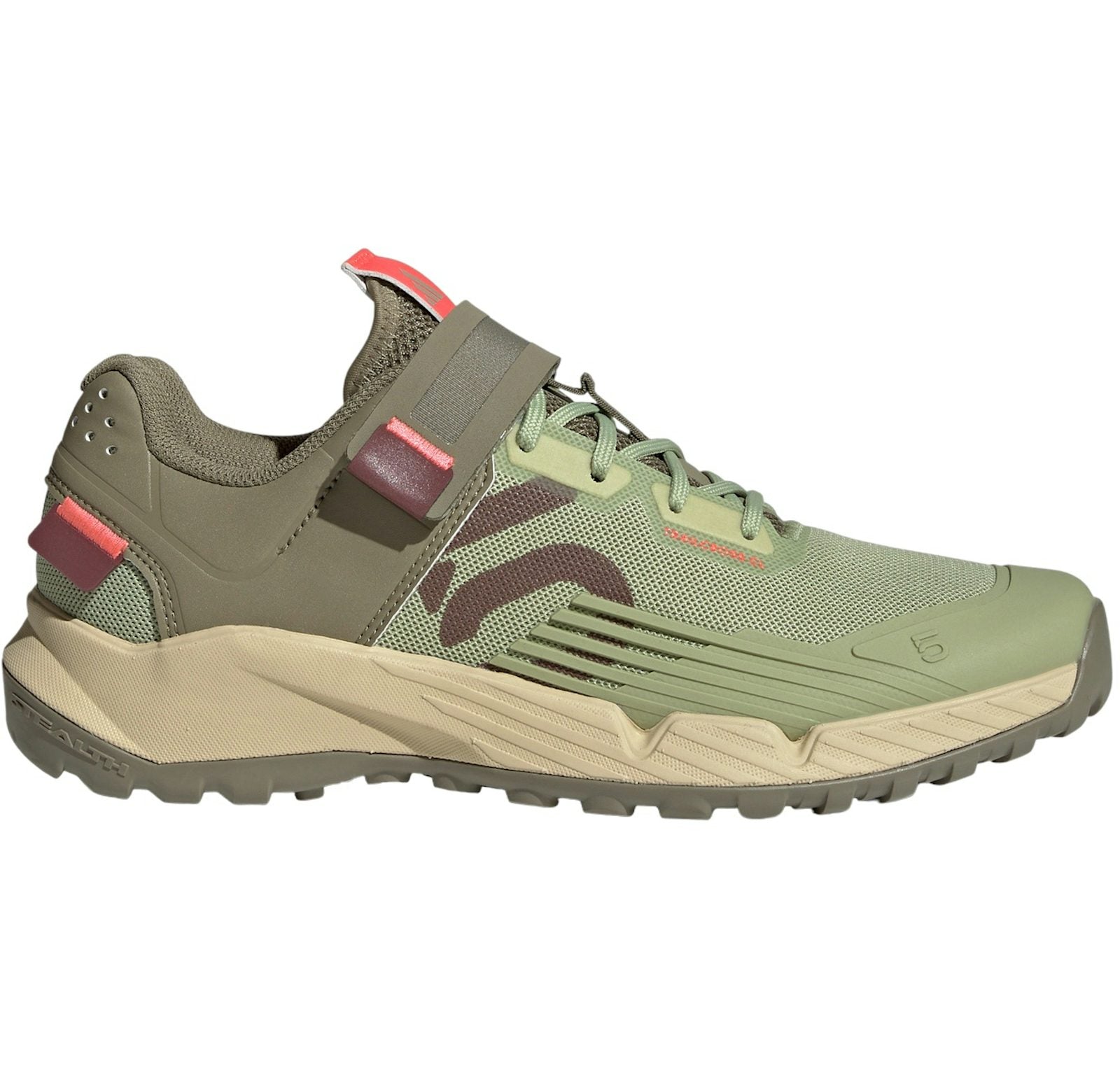 adidas Five Ten Trailcross Clip-In Magic Lime Burgundy Orbit Green (Women's)
