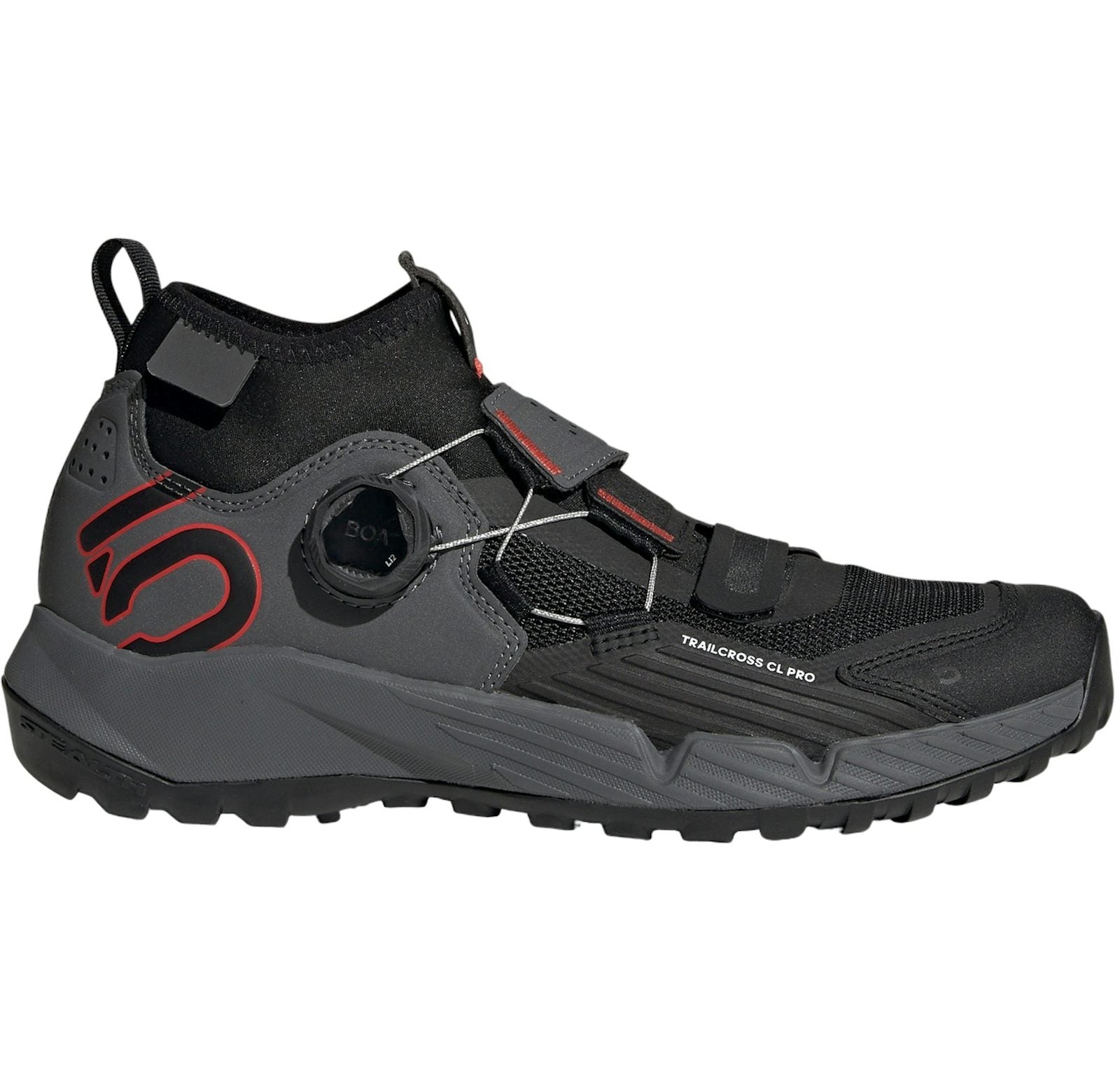 adidas Five Ten Trailcross Pro Clip-In Grey Core Black Red (Women's)