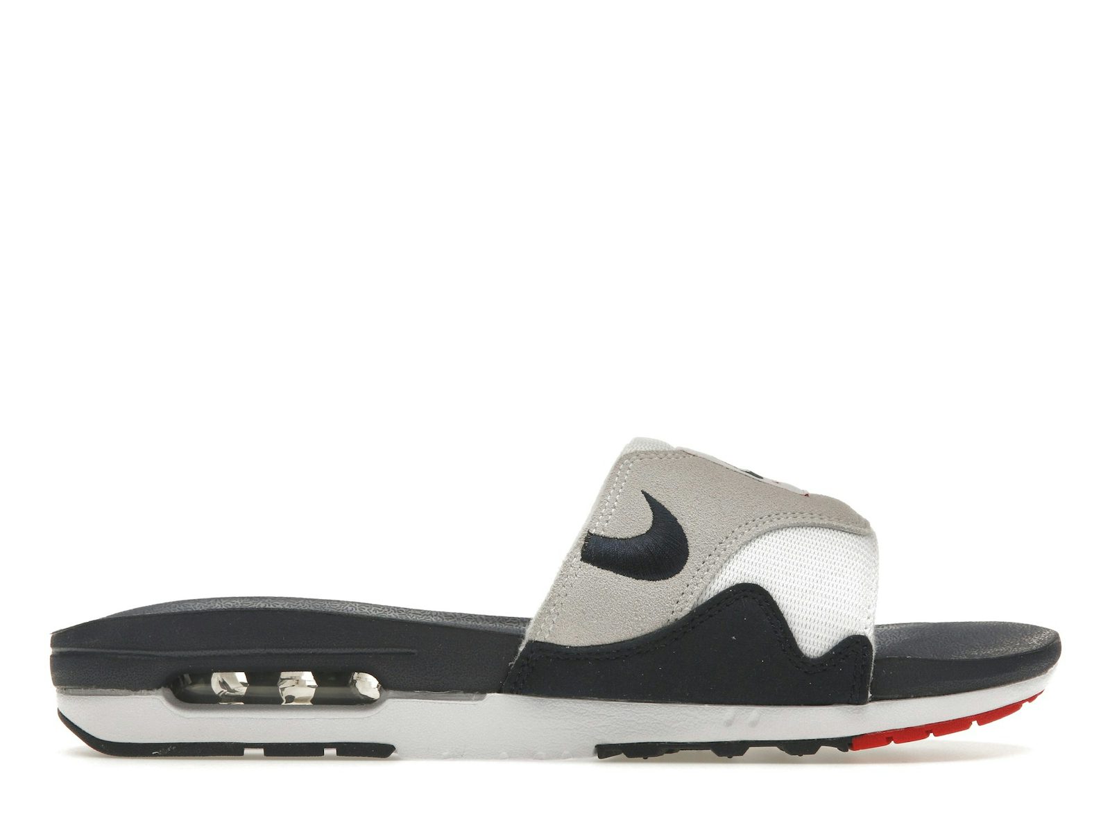 Nike Air Max 1 Slide Obsidian University Red 0