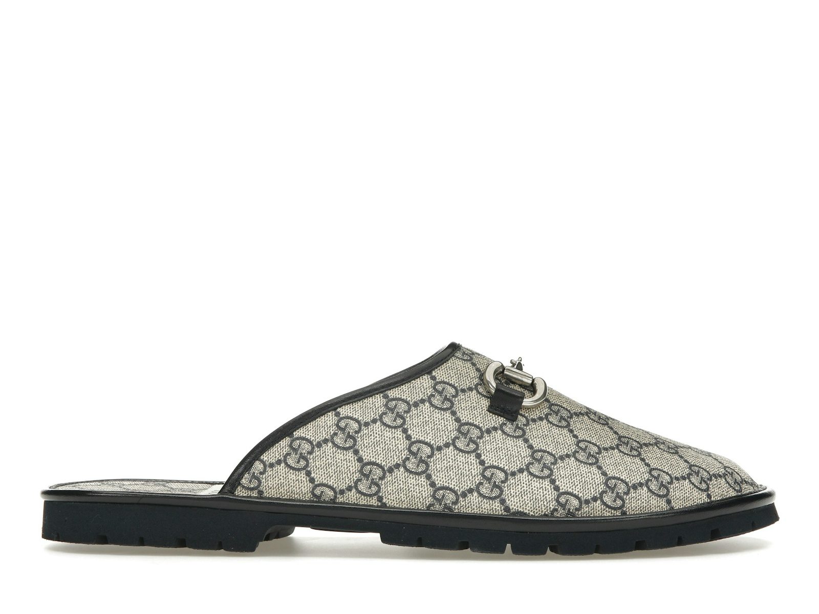 Gucci GG Horsebit Slipper Beige Blue 0