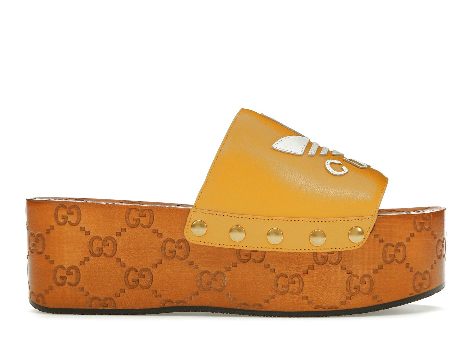 Gucci x Adidas GG Clog Yellow (Women's) 0
