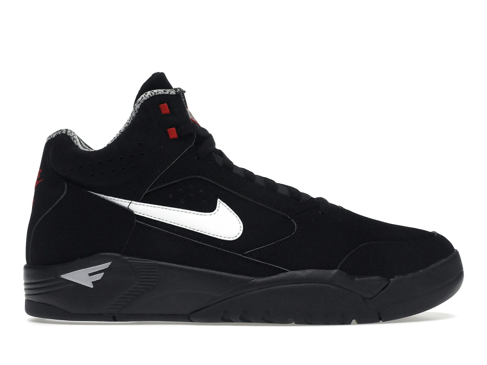 Nike Air Flight Lite II Mid Black White Varsity Red 0