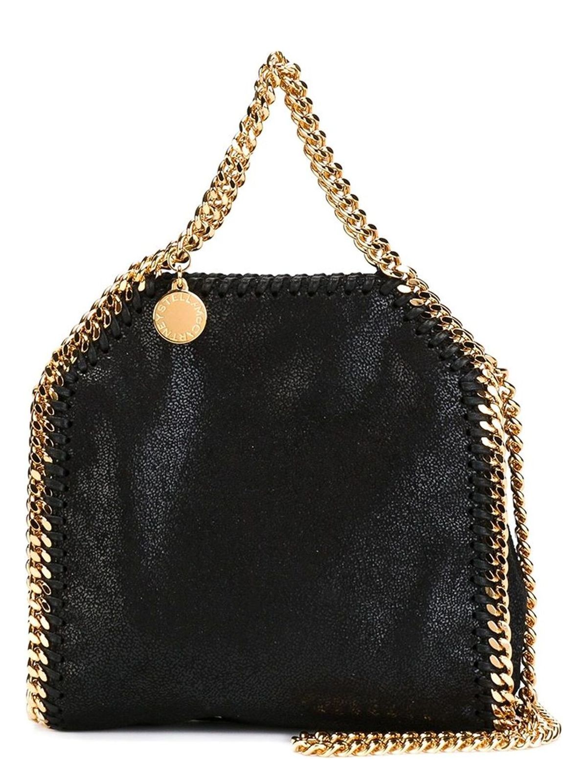 Stella McCartney BLACK FALABELLA TOTE BAG MICRO