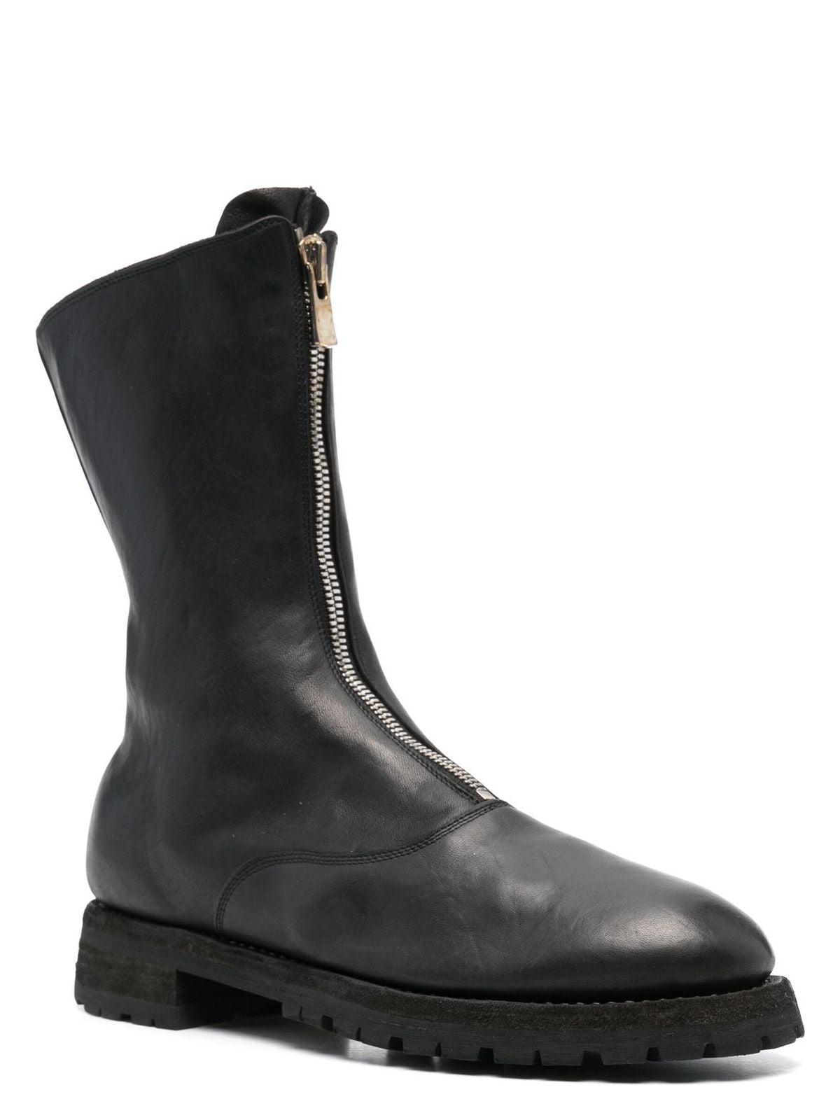 Guidi FRONT ZIP ARMY BOOTS
