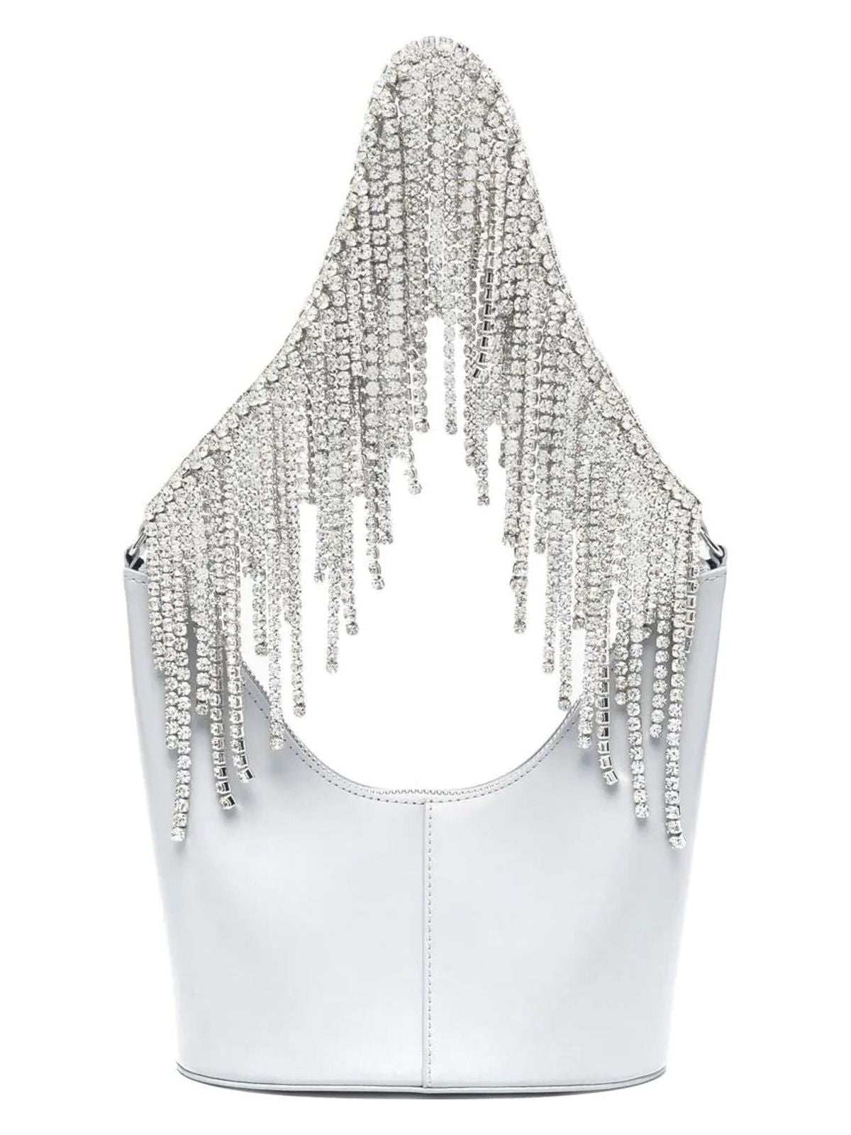 Kara CRYSTAL FRINGE BEAN SHOULDER BAG