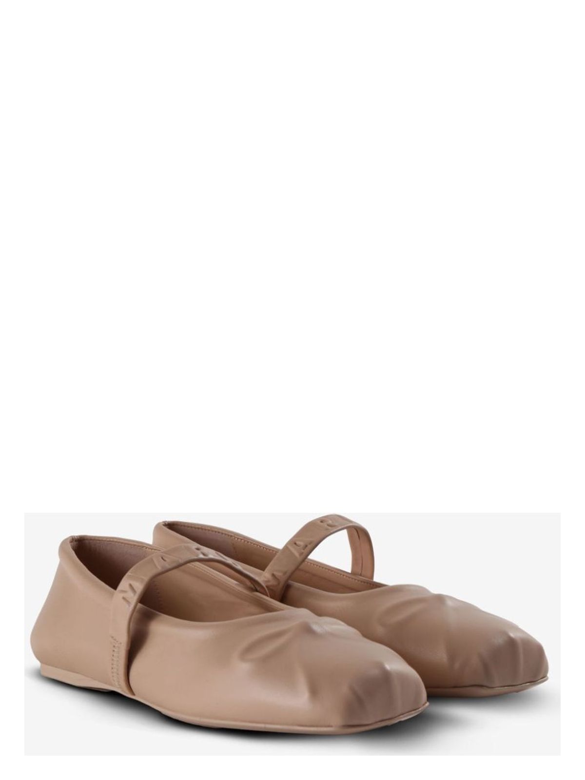 Marni BOW-DETAIL MARY JANE BALLERINAS