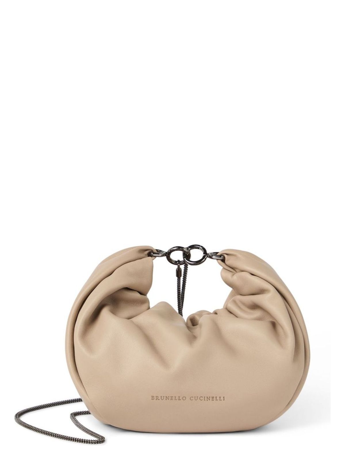 Brunello Cucinelli LEATHER SHOULDER BAG