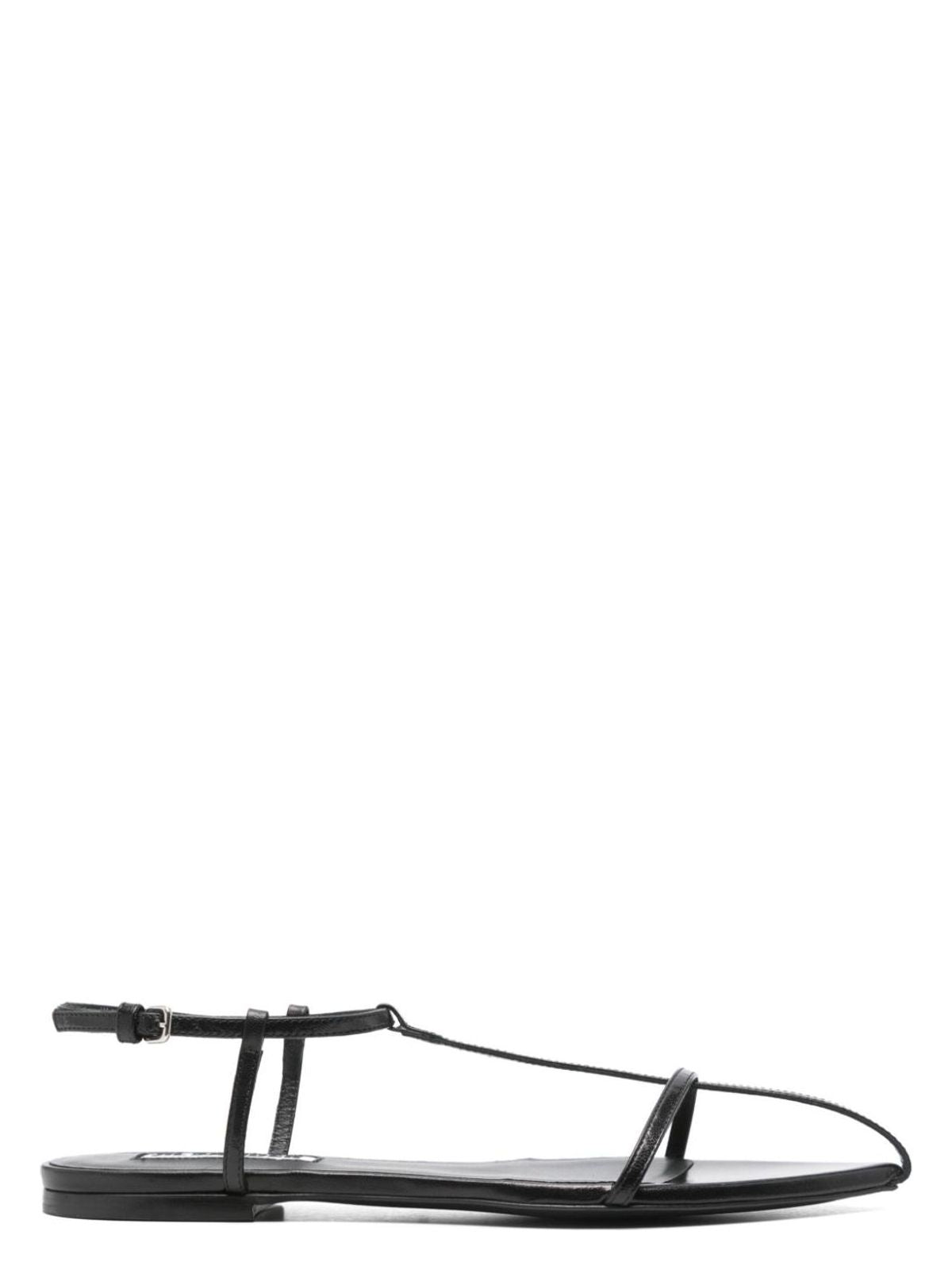 Jil Sander LEATHER FLAT SANDALS