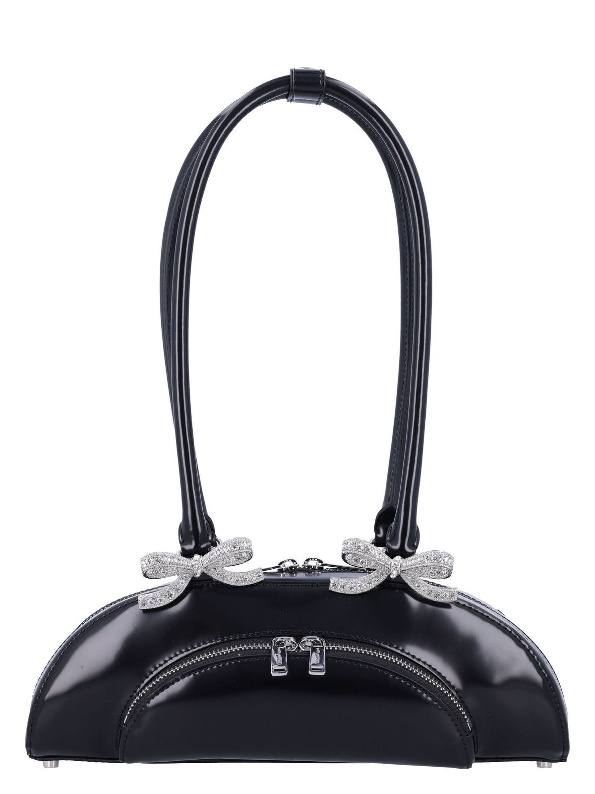Self-Portrait LEATHER CURVED SHOULDER BAG