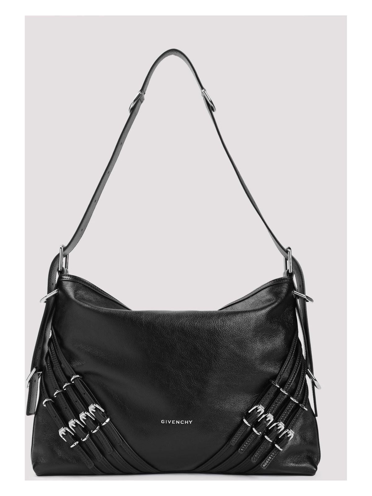 Givenchy MEDIUM VOYOU BAG IN BLACK LEATHER