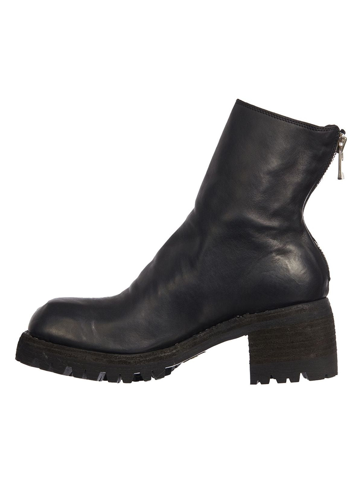 Guidi STIVALE ALLACCIATO IN PELLE CON ZIP