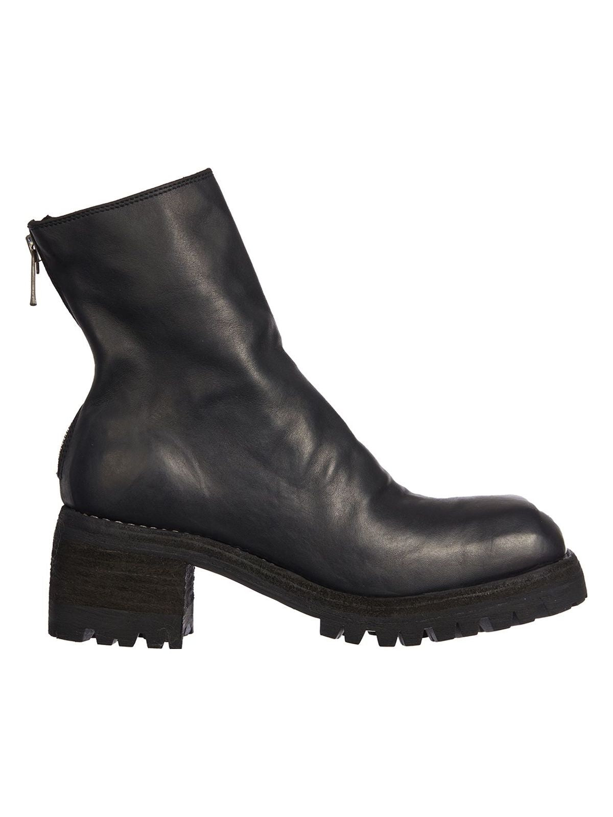 Guidi STIVALE ALLACCIATO IN PELLE CON ZIP