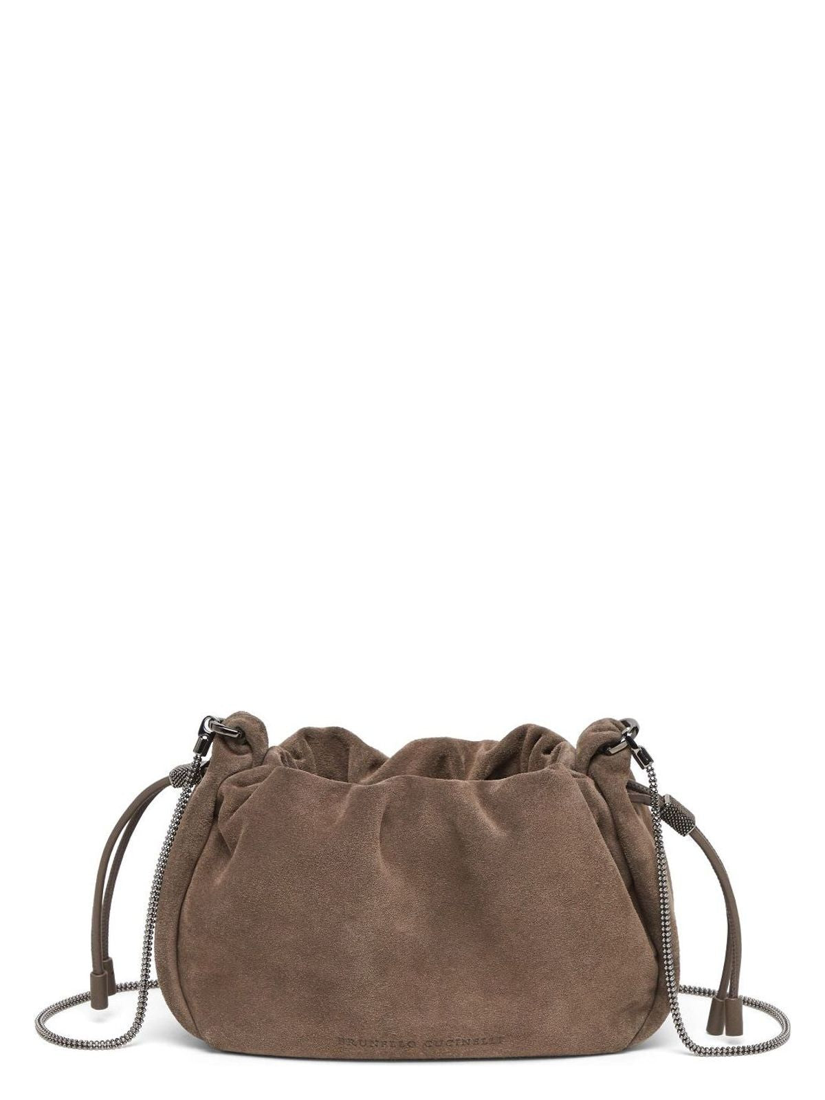 Brunello Cucinelli LEATHER SHOULDER BAG