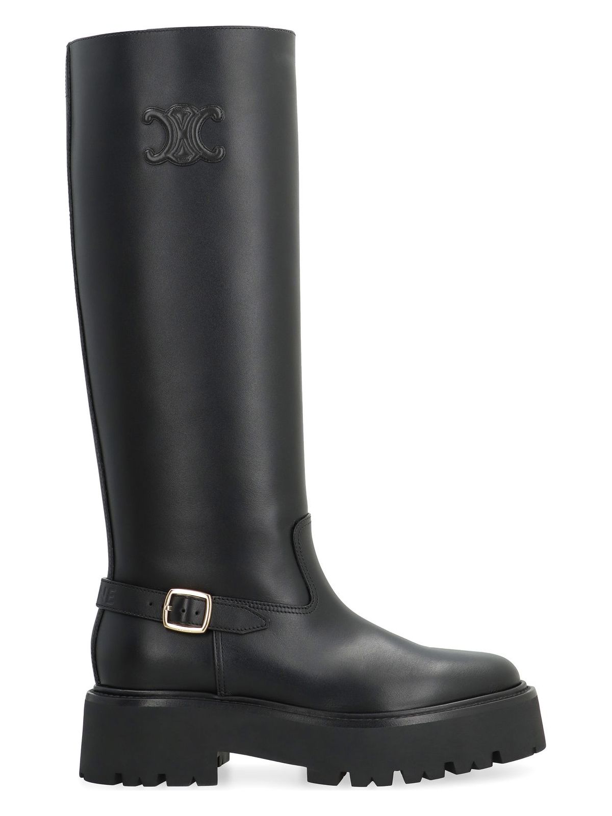 Celine CELINE BULKY LEATHER BOOTS
