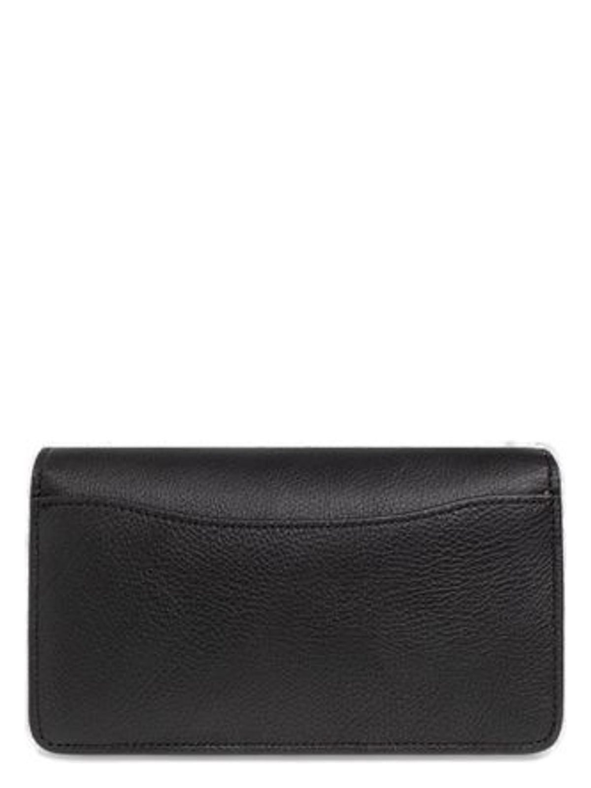COACH POLISHED PEBBLE LEATHER TABBY CHAIN CLUT