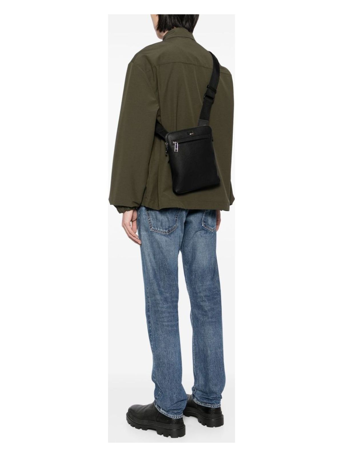 Hugo Boss LOGO DEBOSSED MESSENGER BAG