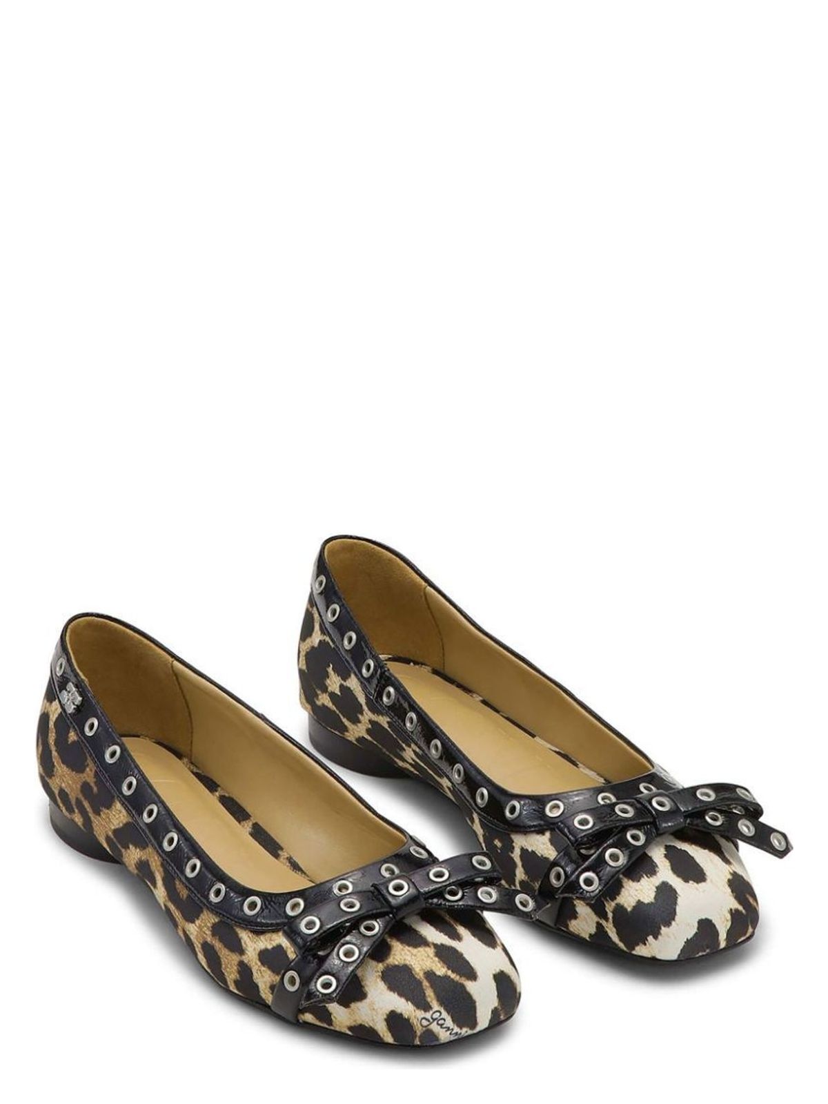 Ganni BALLERINA SATIN PRINT