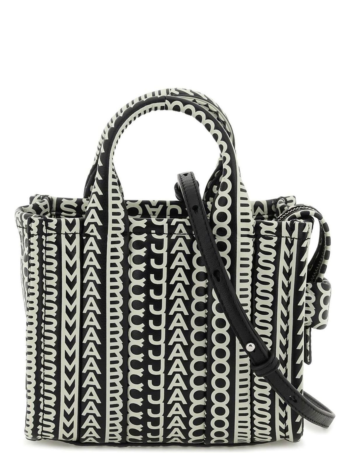 Marc Jacobs THE MONOGRAM LEATHER MICRO TOTE