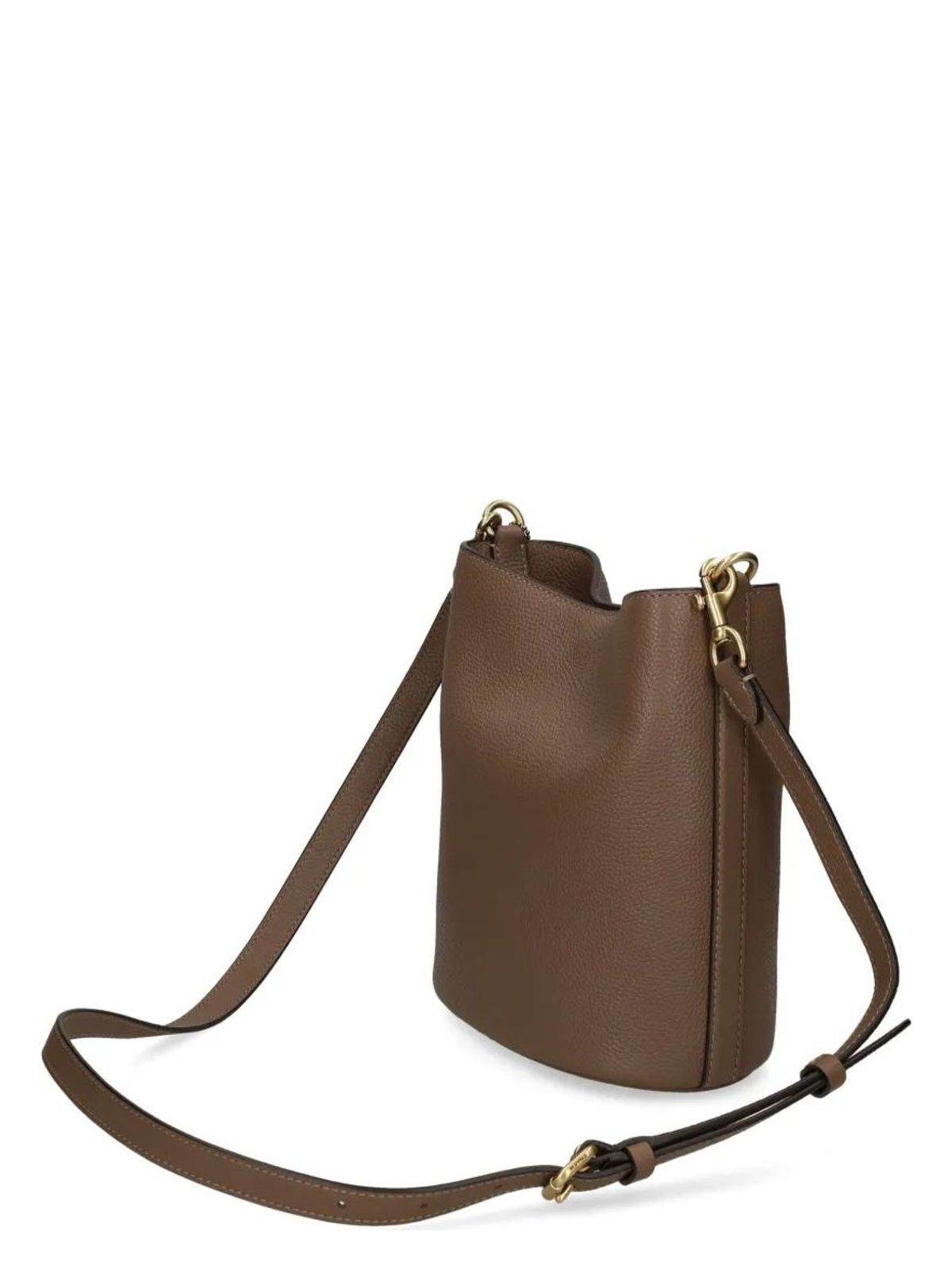 COACH POLISHED PEBBLE LEATHER WILLOW SOFT BUCK