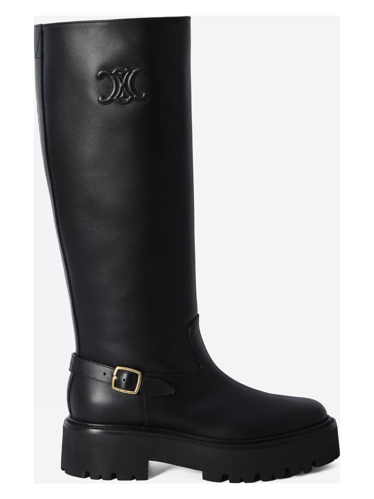 Celine CELINE BULKY LEATHER BOOTS