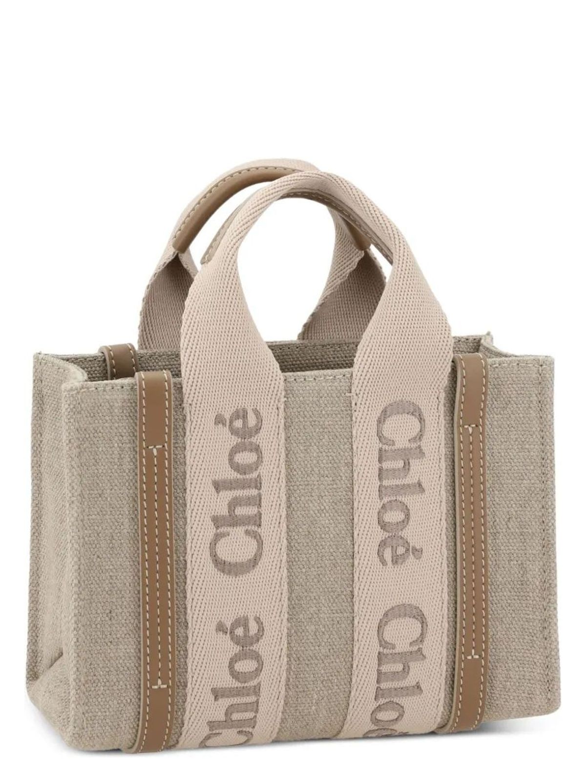 Chloé MINI WOODY TOTE BAG