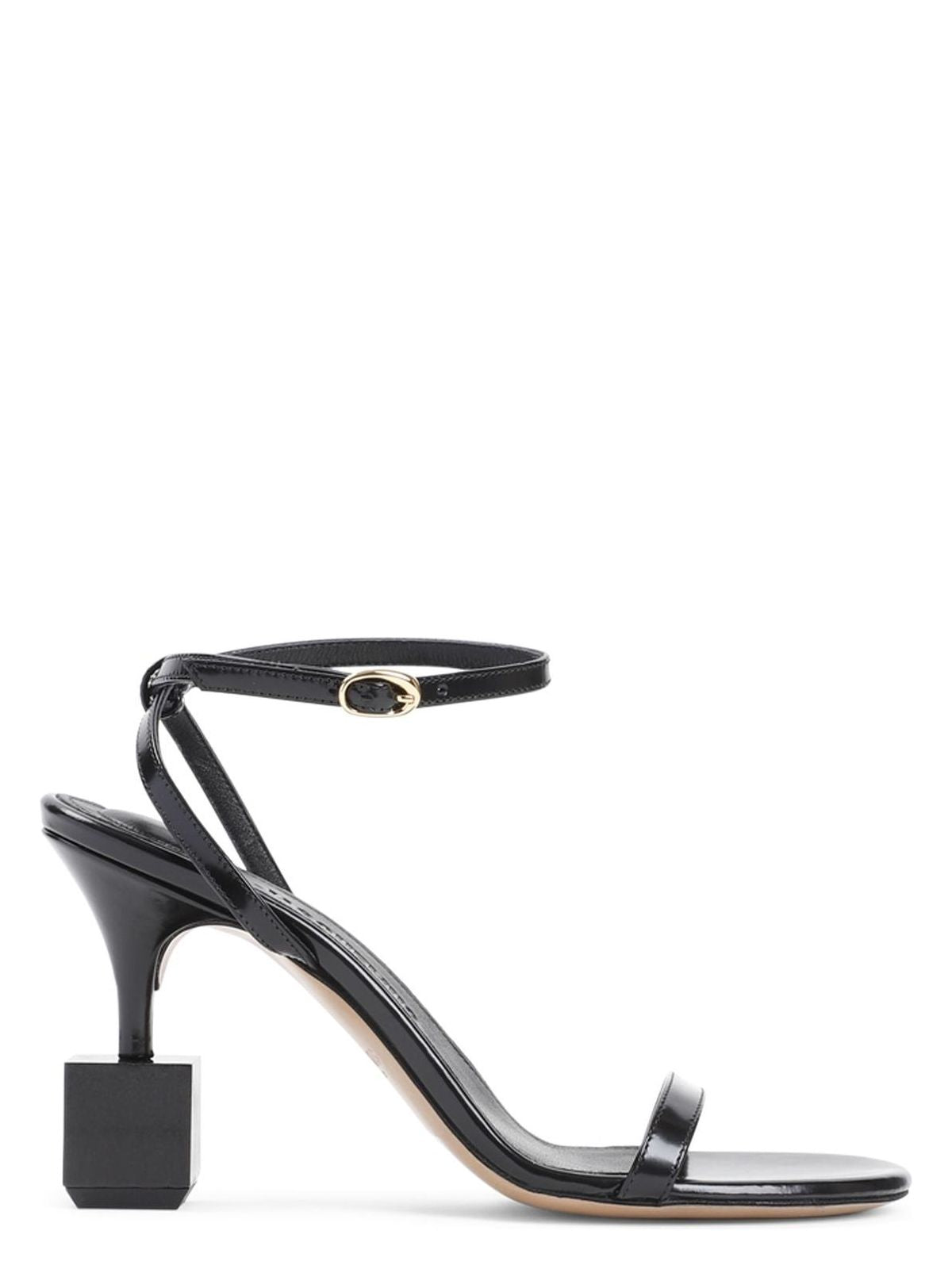 Jacquemus BLACK BISOU SANDAL WITH BUCKET HEEL