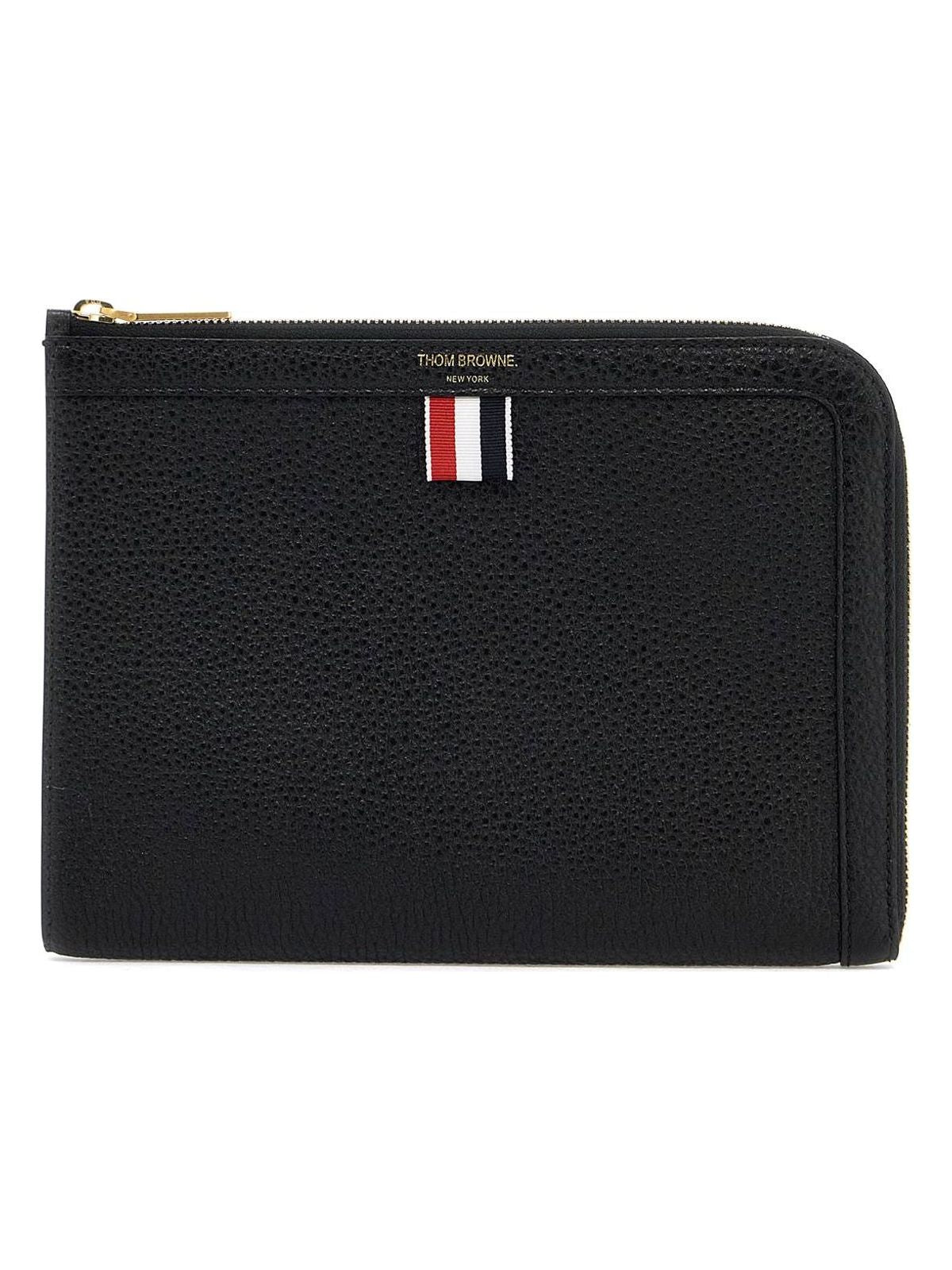 Thom Browne Embossed Leather Pouch