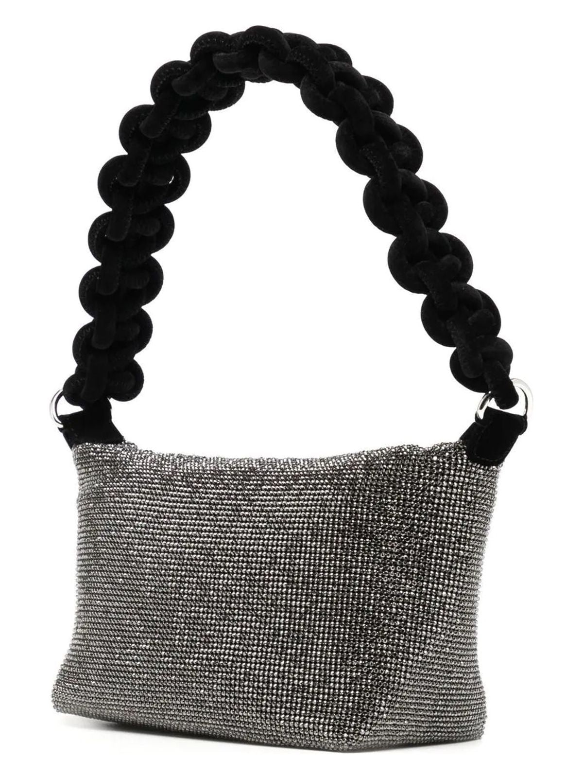 Kara CRYSTAL MESH COBRA POUCH