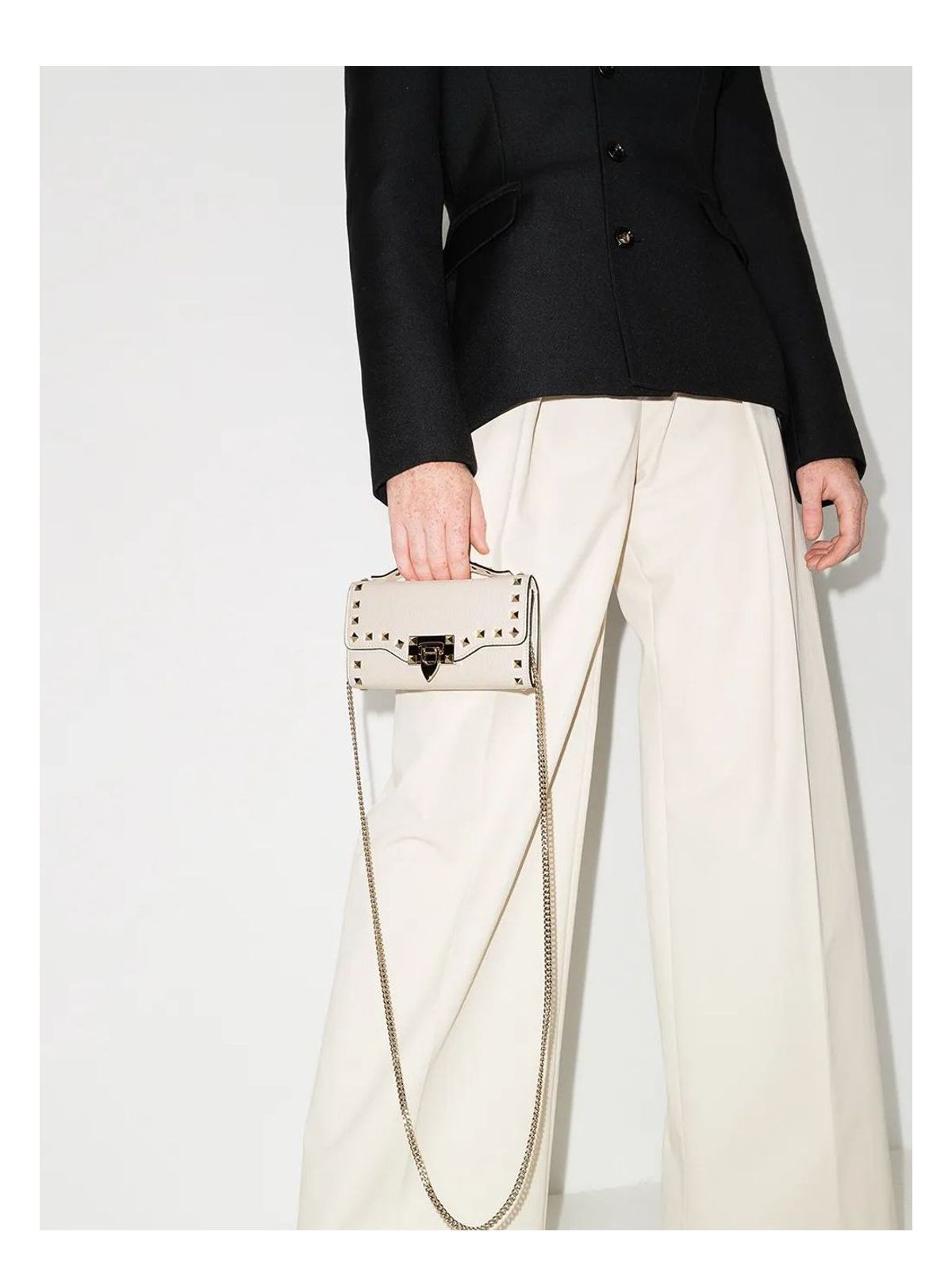 Valentino ROCKSTUD WALLET W/STRAP